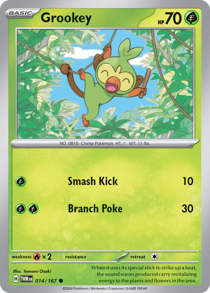 Grookey (014/167) [Scarlet & Violet: Twilight Masquerade] | Golgari Games