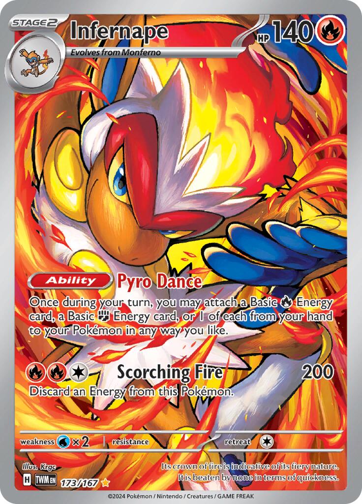 Infernape (173/167) [Scarlet & Violet: Twilight Masquerade] | Golgari Games