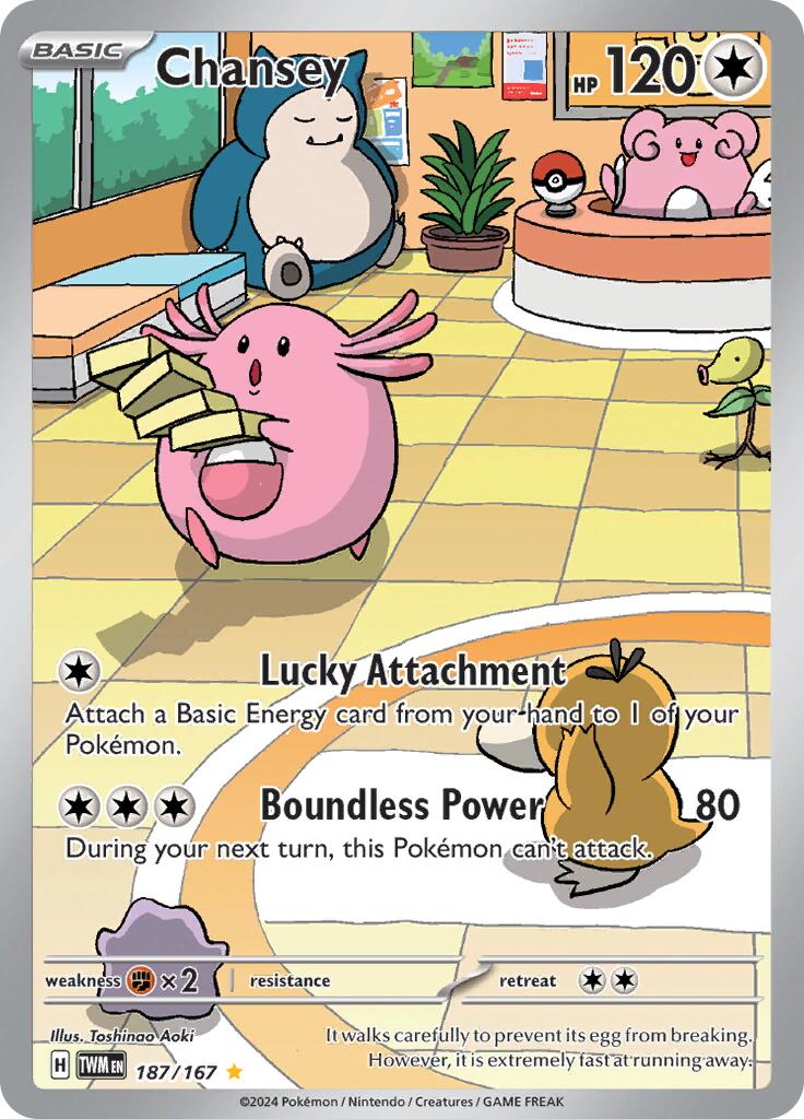 Chansey (187/167) [Scarlet & Violet: Twilight Masquerade] | Golgari Games