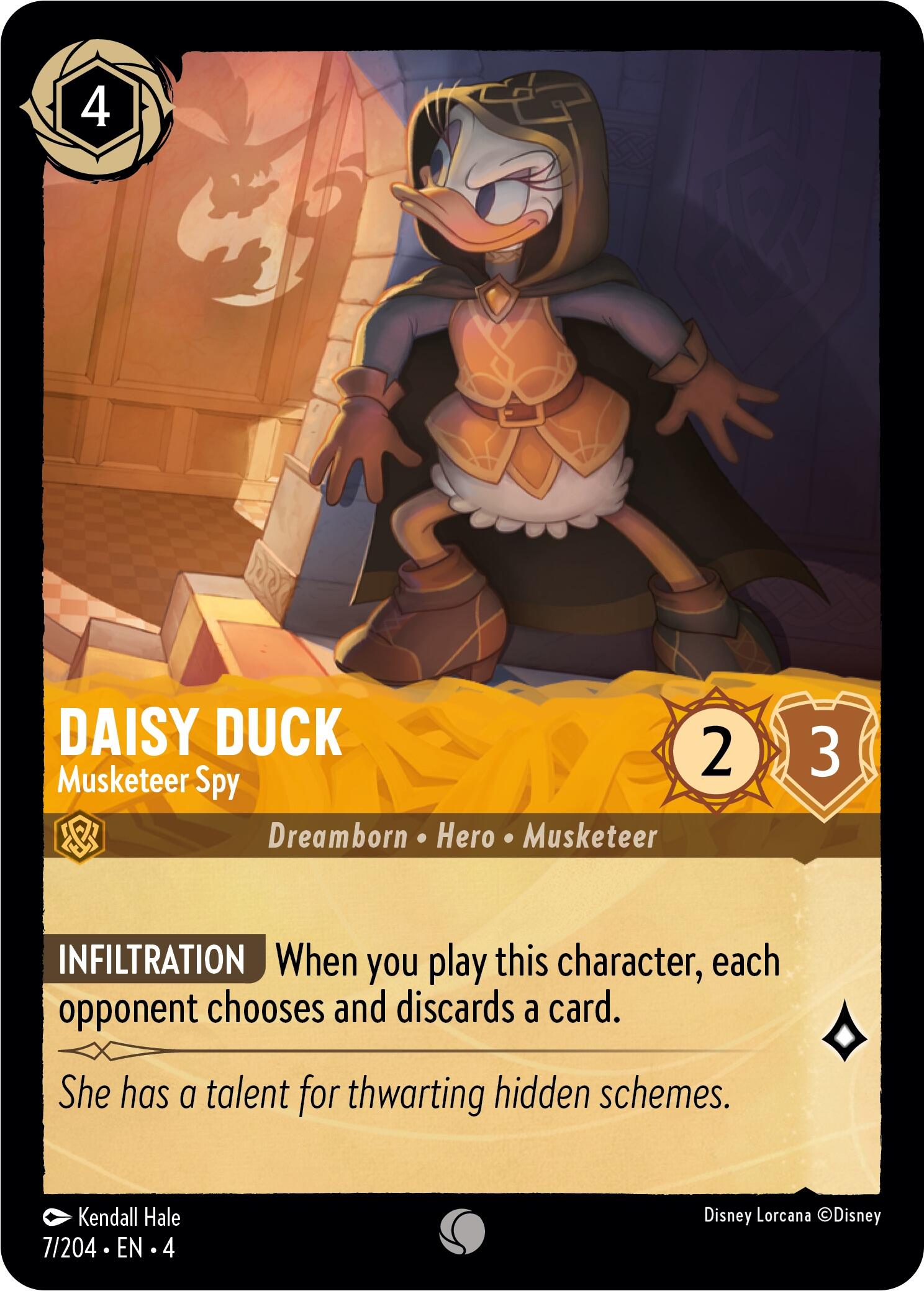 Daisy Duck - Musketeer Spy (7/204) [Ursula's Return] | Local Legends