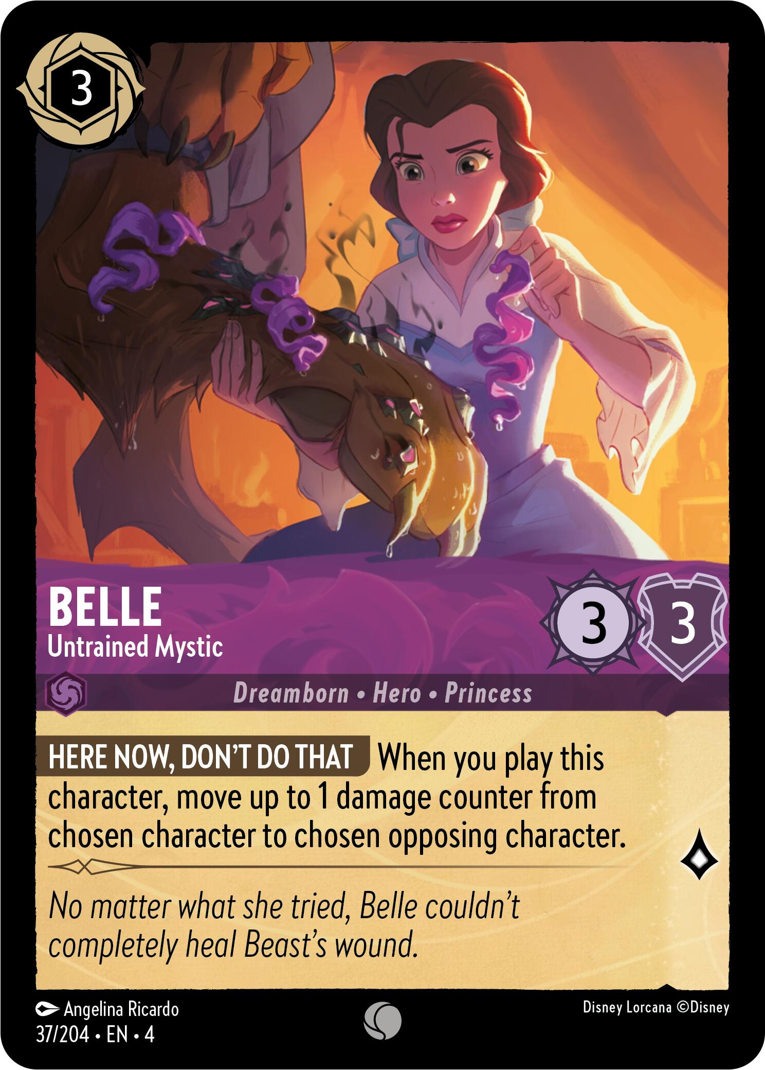 Belle - Untrained Mystic (37/204) [Ursula's Return] | Local Legends