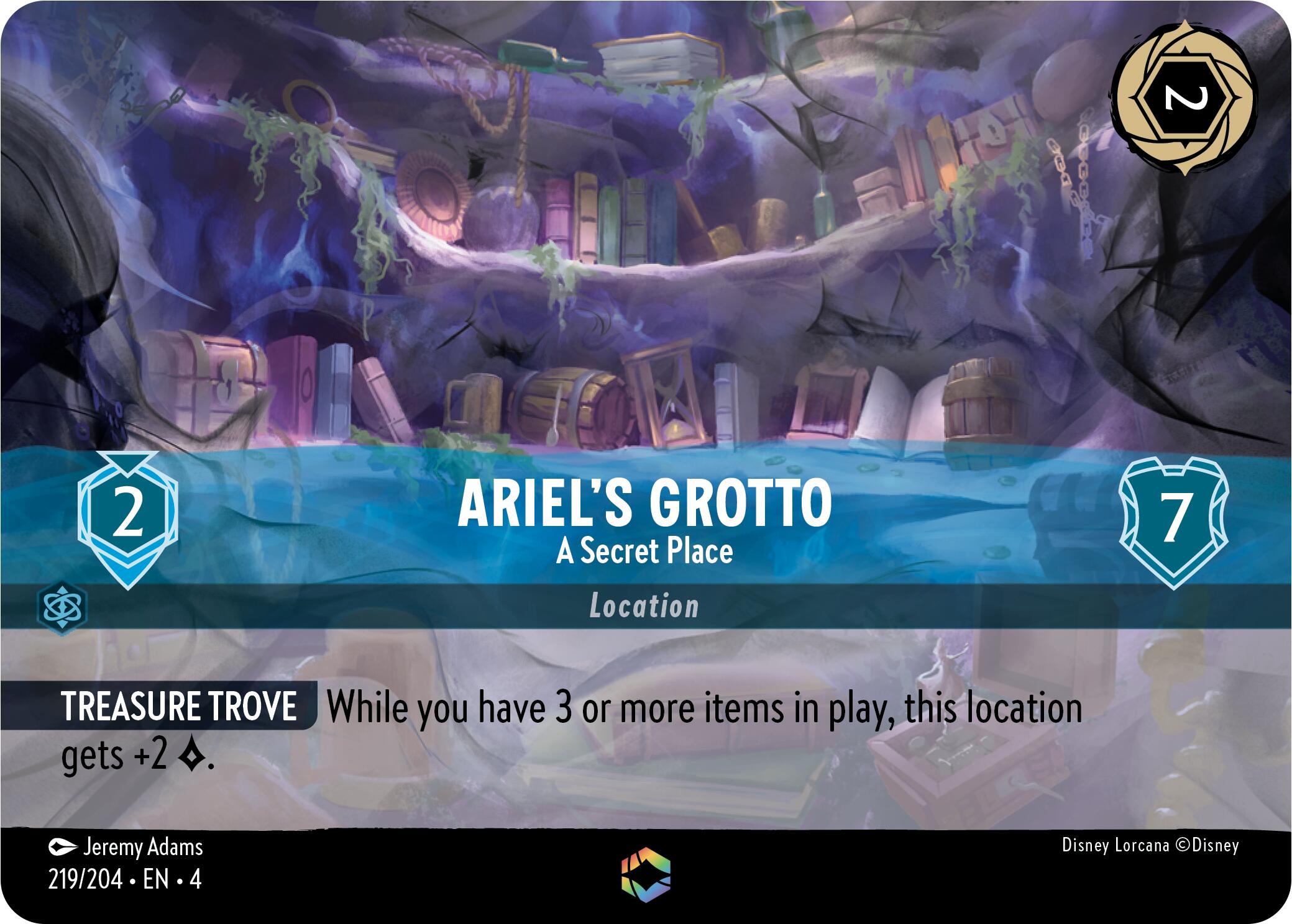 Ariel's Grotto - A Secret Place (Enchanted) (219/204) [Ursula's Return] | Local Legends