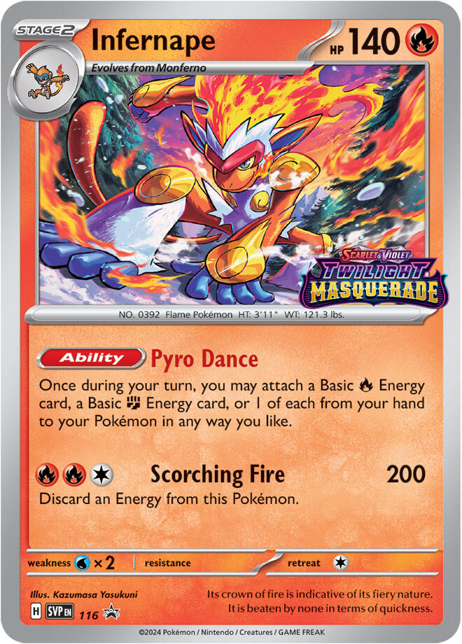 Infernape (116) [Scarlet & Violet: Black Star Promos] | Golgari Games