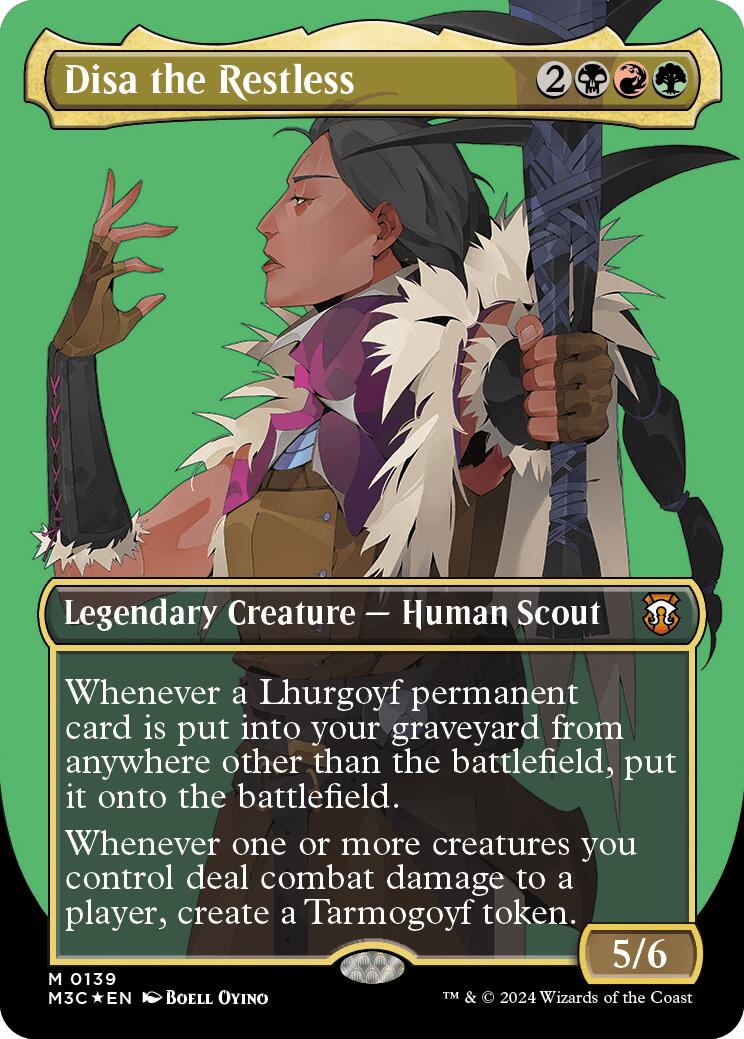 Disa the Restless (Borderless) (Ripple Foil) [Modern Horizons 3 Commander] | Local Legends