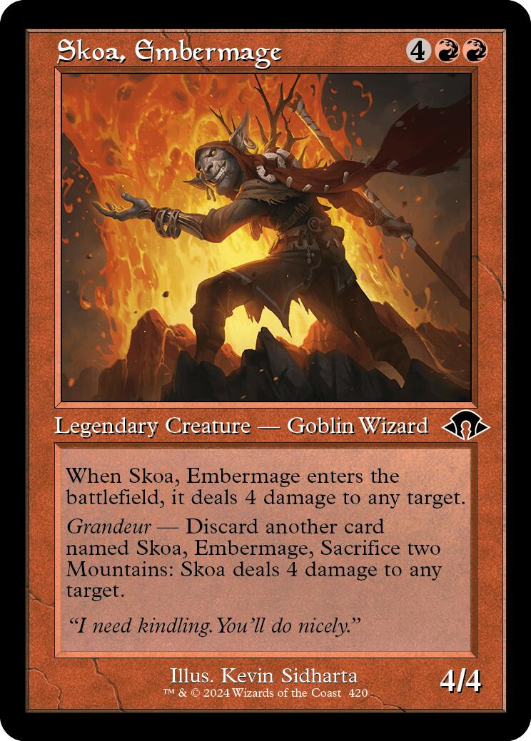 Skoa, Embermage (Retro Frame) | Local Legends