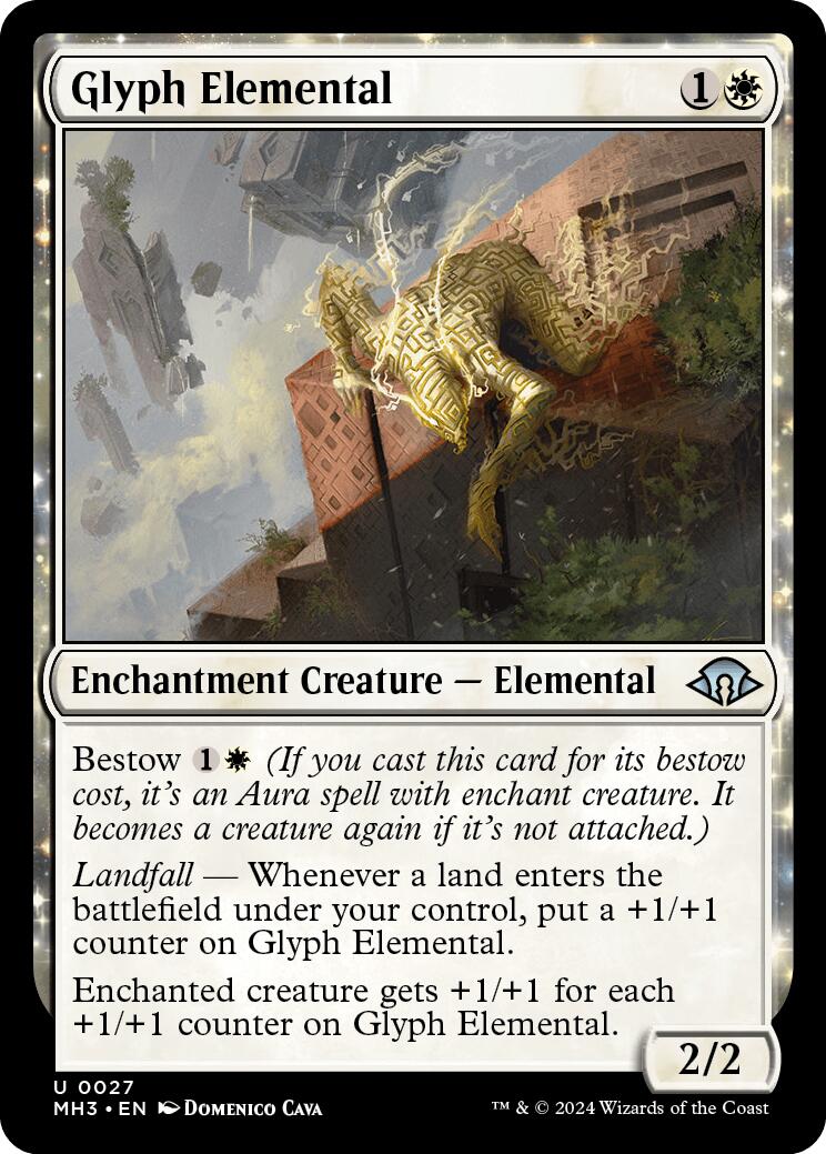 Glyph Elemental [Modern Horizons 3] | Golgari Games