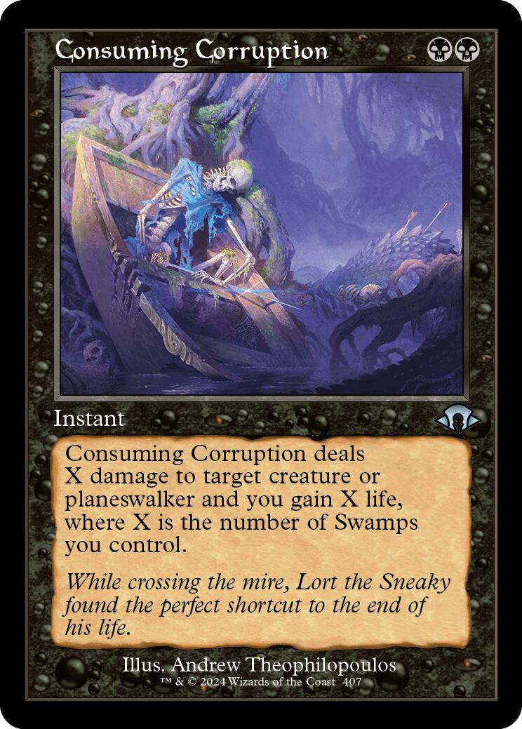 Consuming Corruption (Retro Frame) | Local Legends
