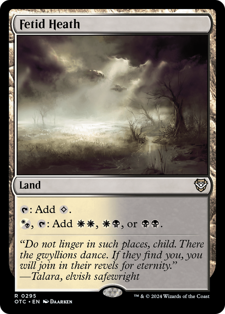 Fetid Heath [Outlaws of Thunder Junction Commander] | Local Legends