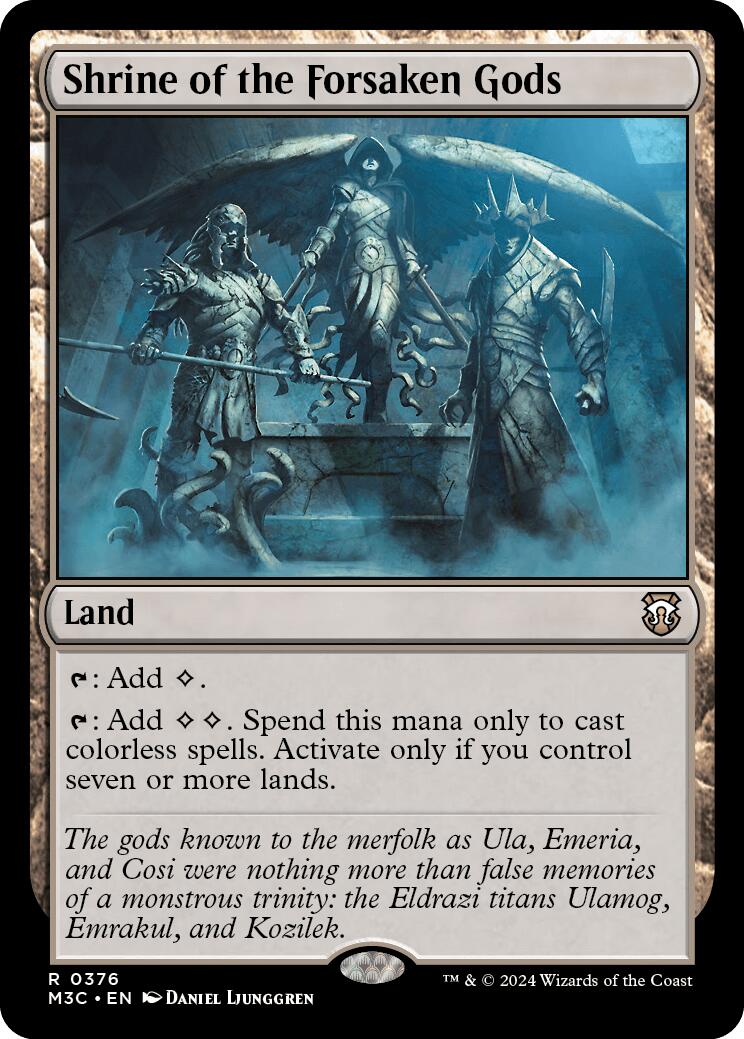 Shrine of the Forsaken Gods [Modern Horizons 3 Commander] | Local Legends