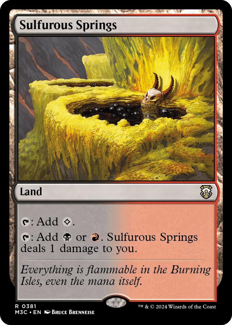 Sulfurous Springs [Modern Horizons 3 Commander] | Local Legends