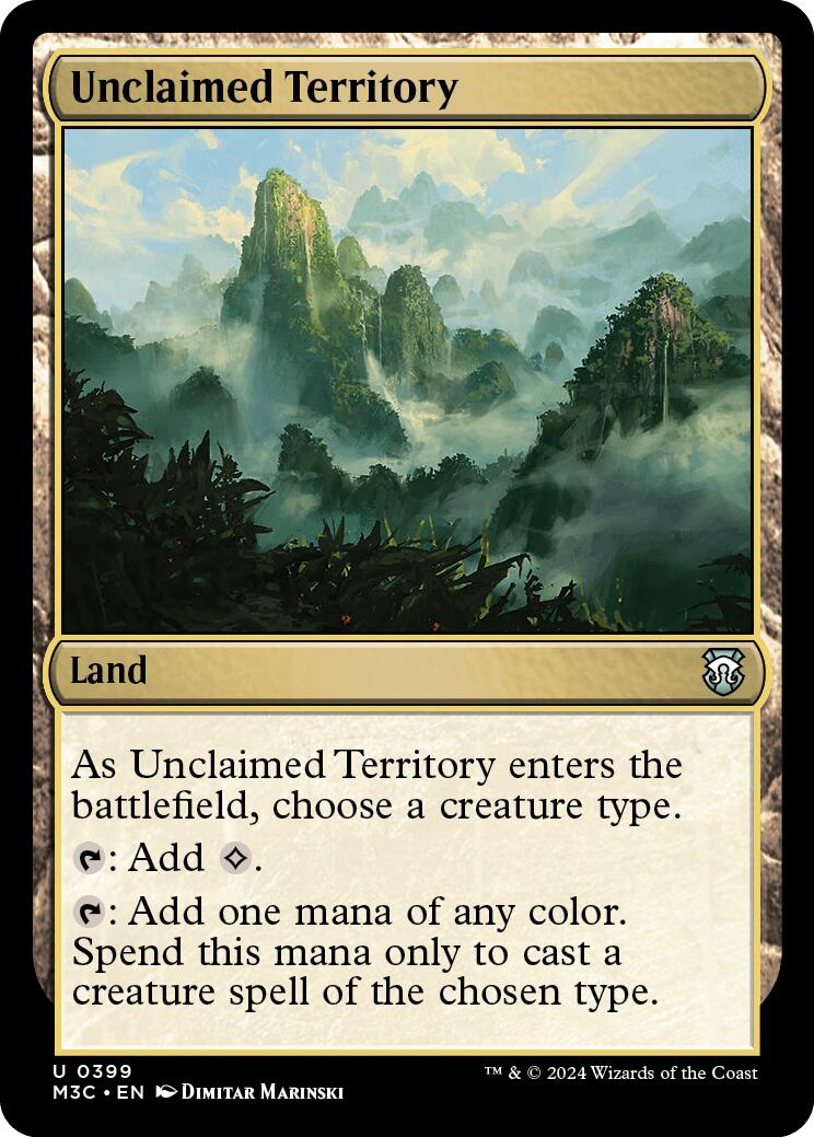 Unclaimed Territory [Modern Horizons 3 Commander] | Golgari Games