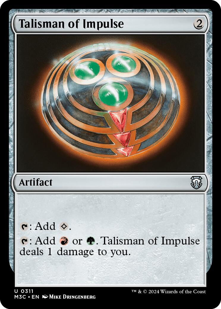 Talisman of Impulse [Modern Horizons 3 Commander] | Local Legends