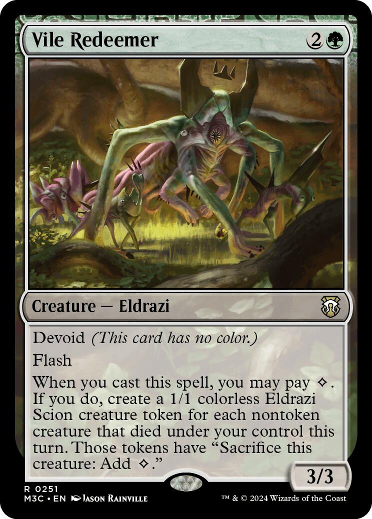 Vile Redeemer [Modern Horizons 3 Commander] | Local Legends