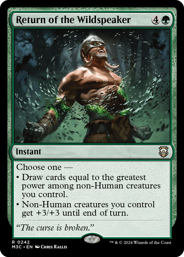 Return of the Wildspeaker [Modern Horizons 3 Commander] | Local Legends