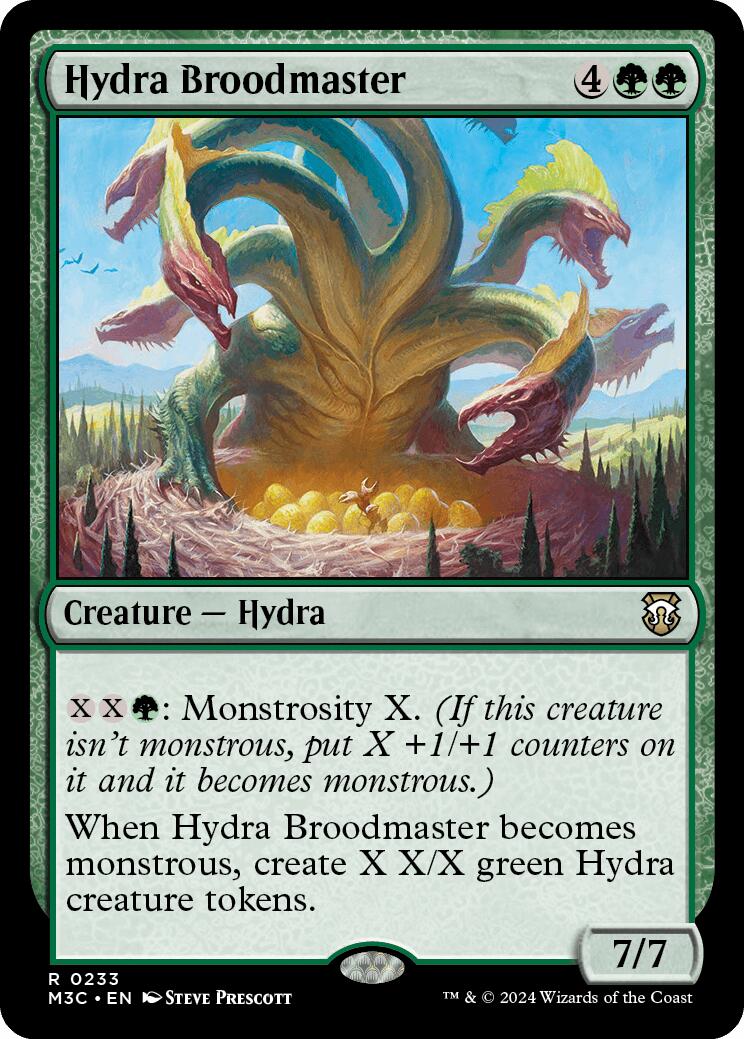 Hydra Broodmaster [Modern Horizons 3 Commander] | Golgari Games