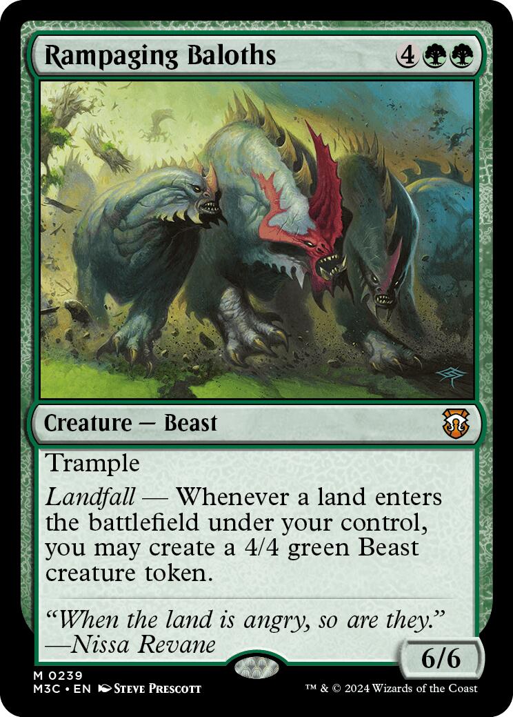 Rampaging Baloths [Modern Horizons 3 Commander] | Local Legends