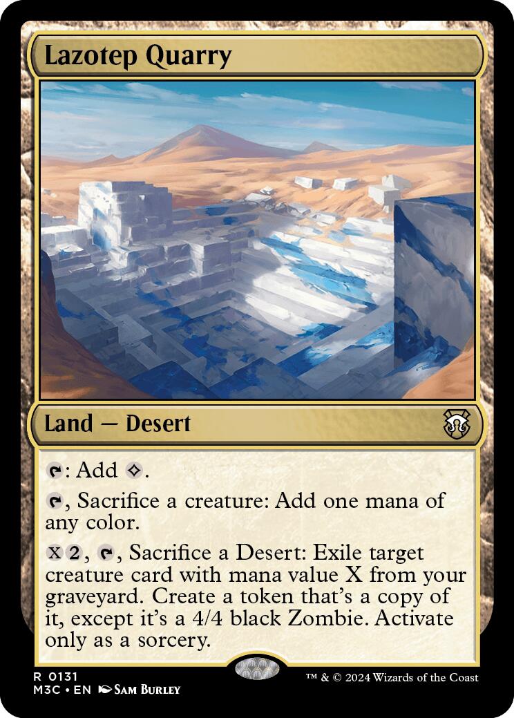 Lazotep Quarry [Modern Horizons 3 Commander] | Local Legends
