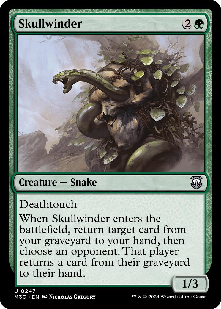 Skullwinder [Modern Horizons 3 Commander] | Golgari Games