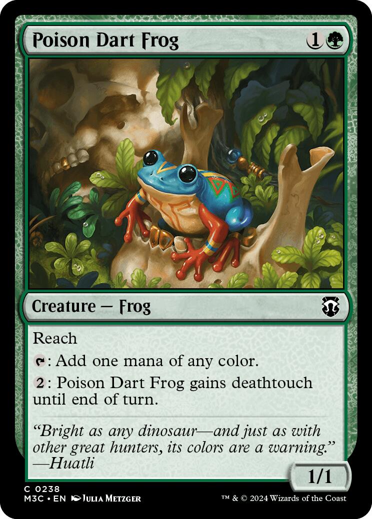 Poison Dart Frog [Modern Horizons 3 Commander] | Local Legends
