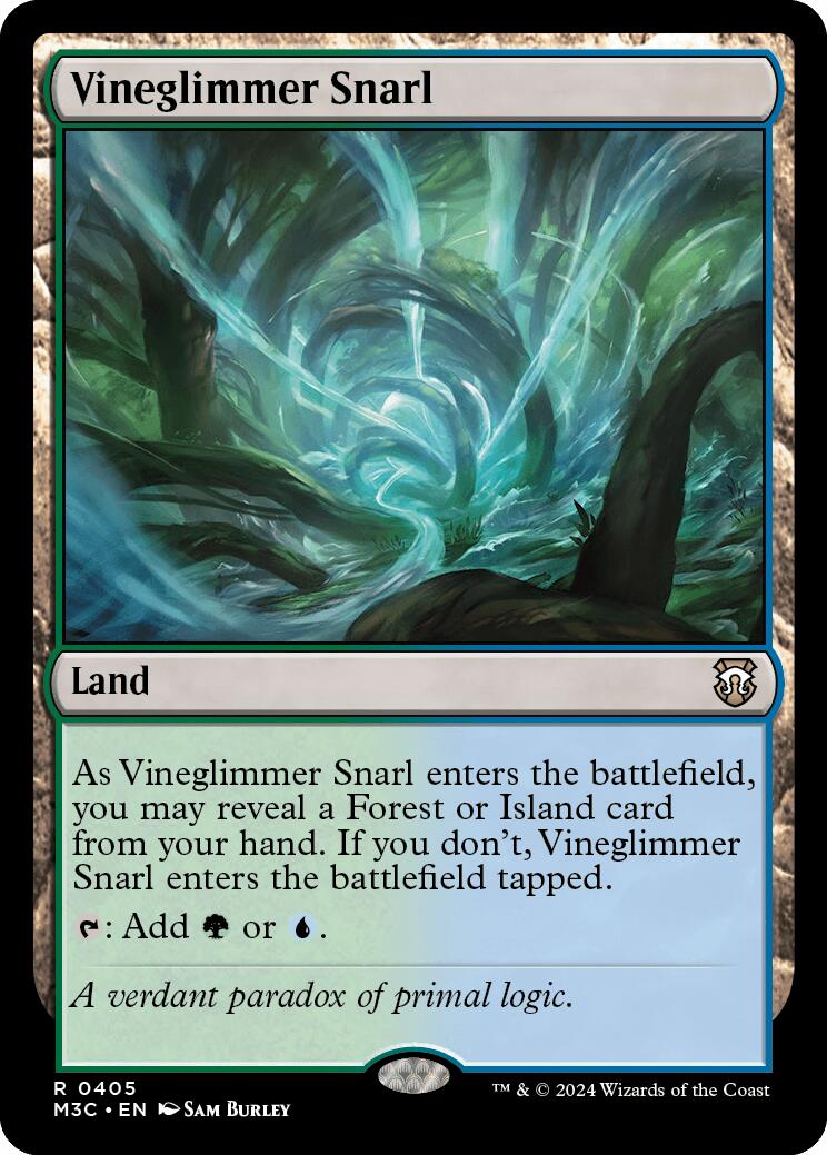 Vineglimmer Snarl [Modern Horizons 3 Commander] | Golgari Games