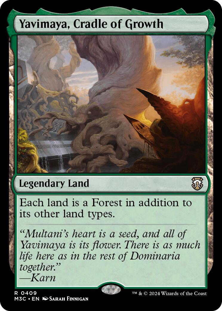 Yavimaya, Cradle of Growth [Modern Horizons 3 Commander] | Golgari Games