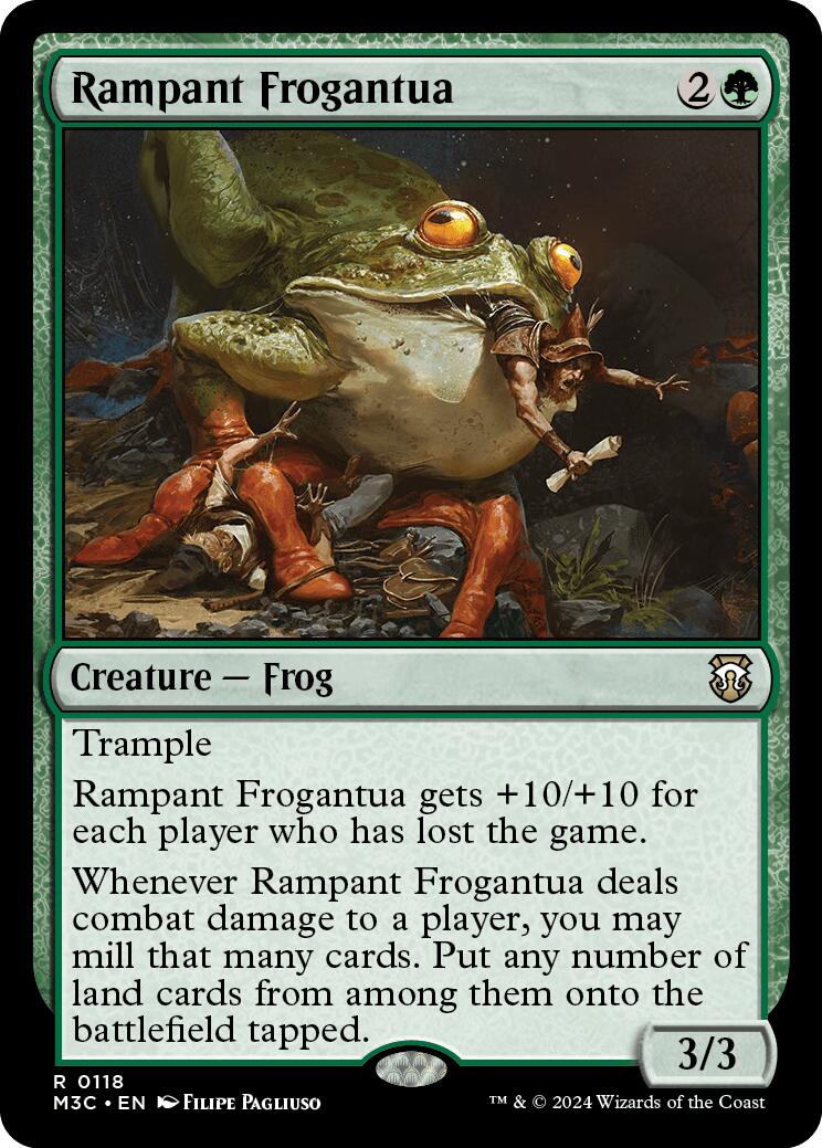 Rampant Frogantua [Modern Horizons 3 Commander] | Local Legends