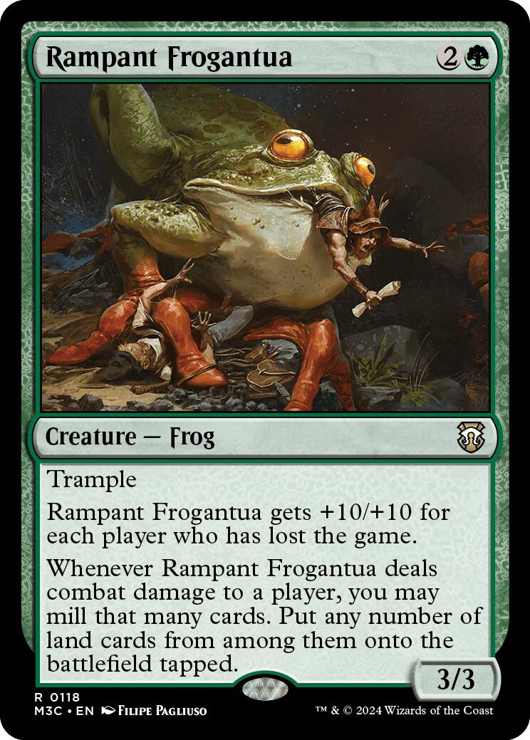 Rampant Frogantua [Modern Horizons 3 Commander] | Golgari Games