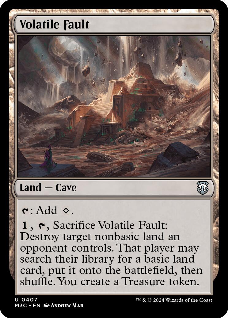 Volatile Fault [Modern Horizons 3 Commander] | Golgari Games