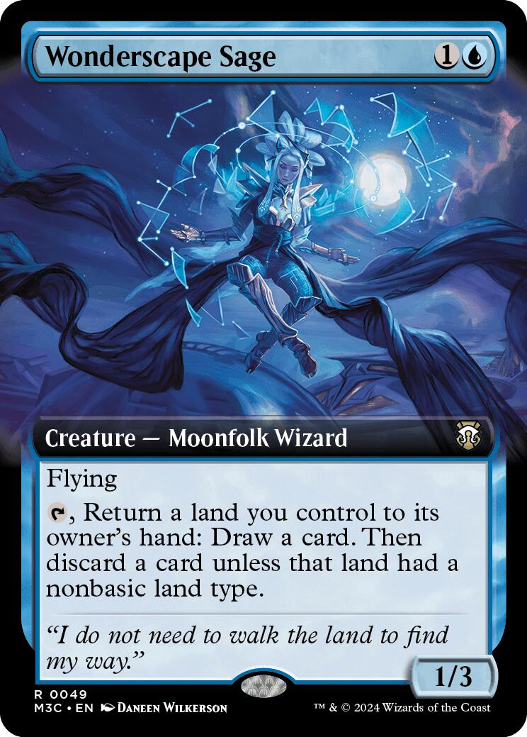 Wonderscape Sage (Extended Art) (Ripple Foil) | Local Legends