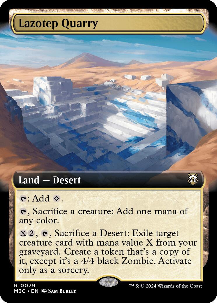 Lazotep Quarry (Extended Art) (Ripple Foil) [Modern Horizons 3 Commander] | Local Legends