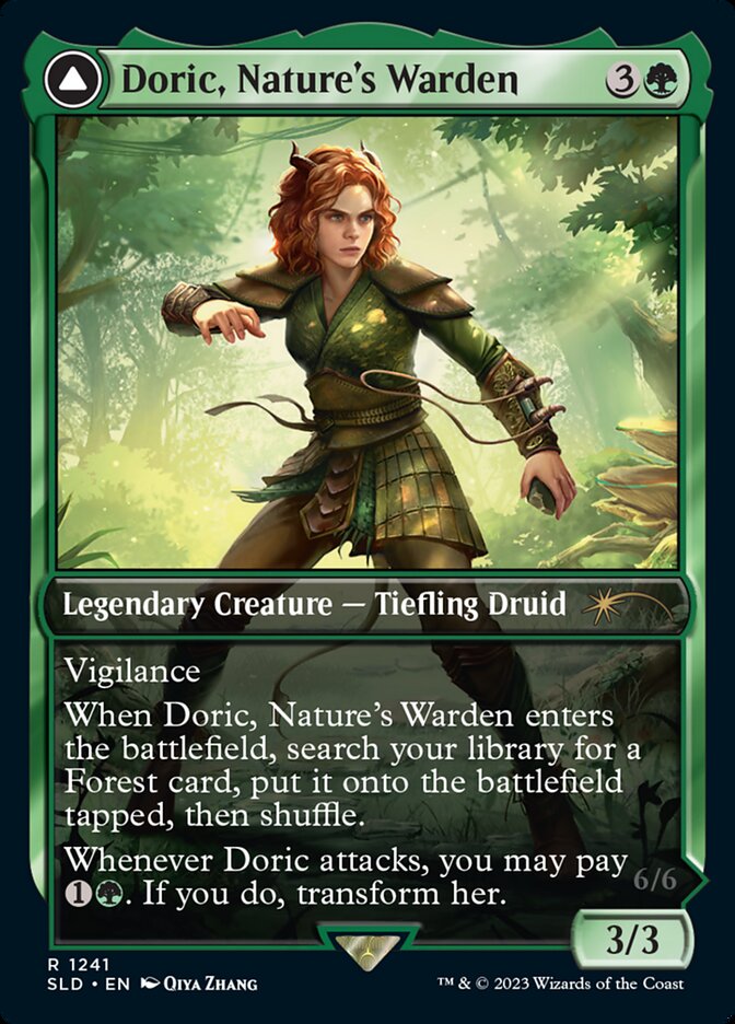 Doric, Nature's Warden // Doric, Owlbear Avenger [Secret Lair Drop Series] | Golgari Games