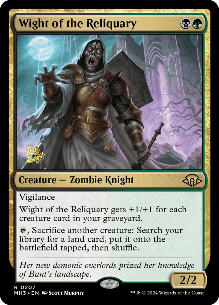 Wight of the Reliquary [Modern Horizons 3 Prerelease Promos] | Golgari Games