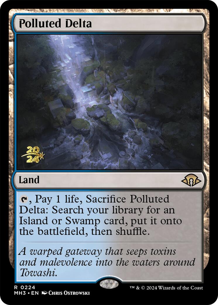 Polluted Delta [Modern Horizons 3 Prerelease Promos] | Local Legends