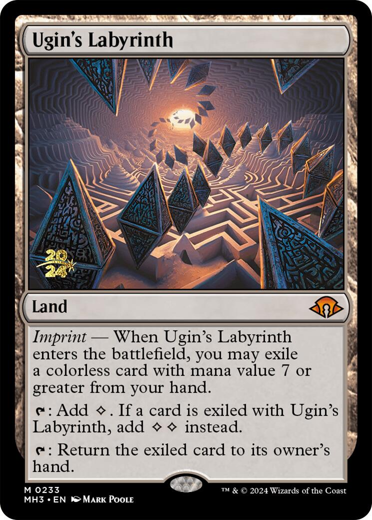 Ugin's Labyrinth [Modern Horizons 3 Prerelease Promos] | Golgari Games