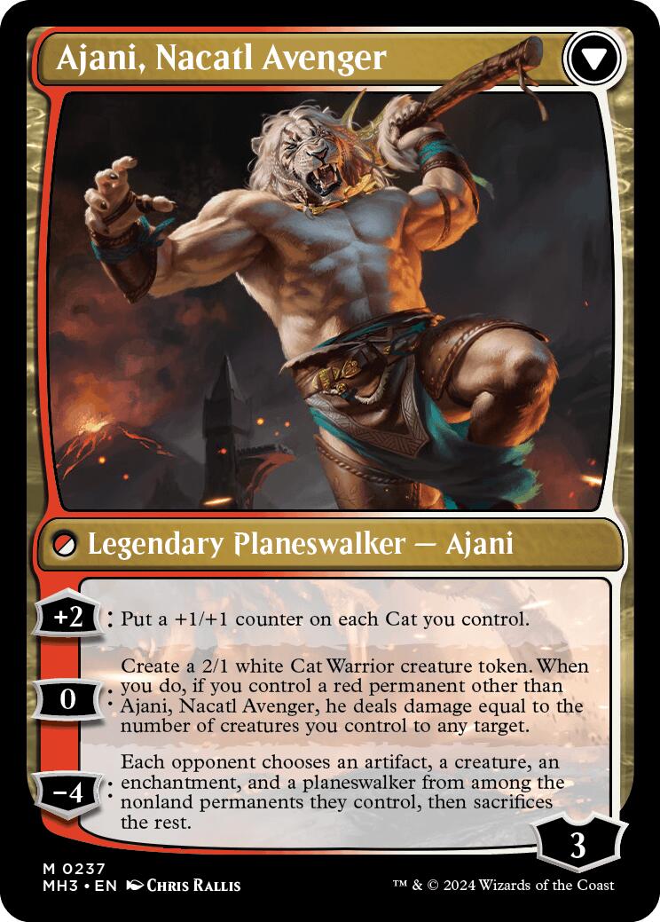 Ajani, Nacatl Pariah [Modern Horizons 3 Prerelease Promos] | Golgari Games