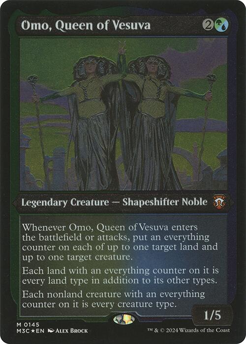 Omo, Queen of Vesuva (Display Commander) [Modern Horizons 3 Commander] | Local Legends