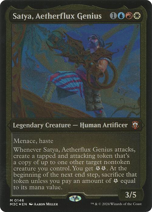Satya, Aetherflux Genius (Display Commander) [Modern Horizons 3 Commander] | Local Legends