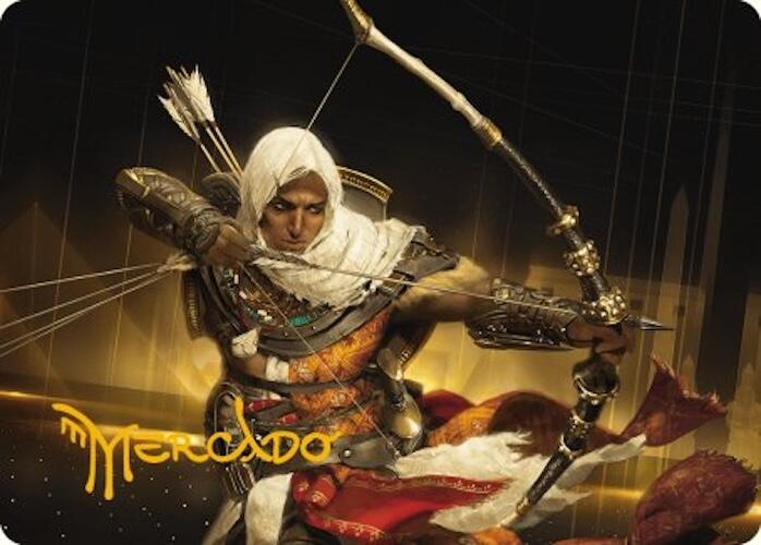 Bayek of Siwa Art Card (Gold-Stamped Signature) [Assassin's Creed Art Series] | Golgari Games