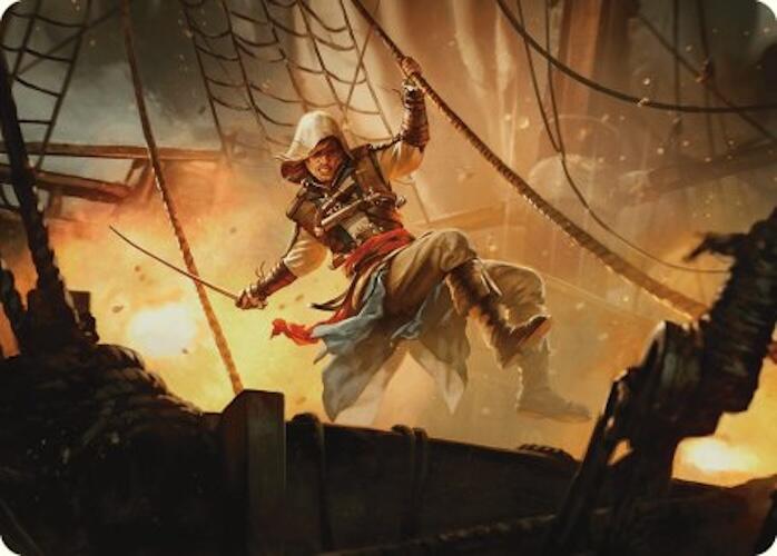 Edward Kenway Art Card [Assassin's Creed Art Series] | Golgari Games