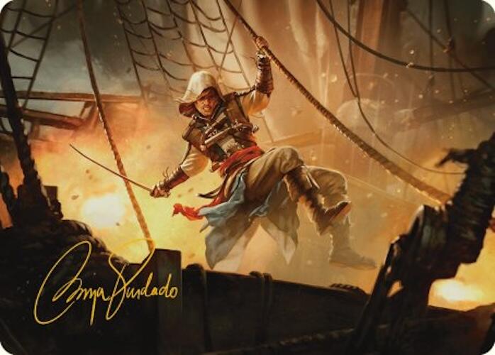 Edward Kenway Art Card (Gold-Stamped Signature) [Assassin's Creed Art Series] | Golgari Games