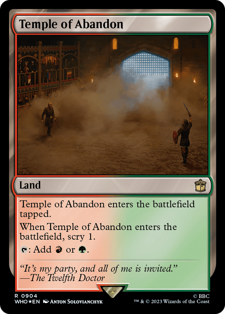 Temple of Abandon (Surge Foil) [Doctor Who] | Local Legends