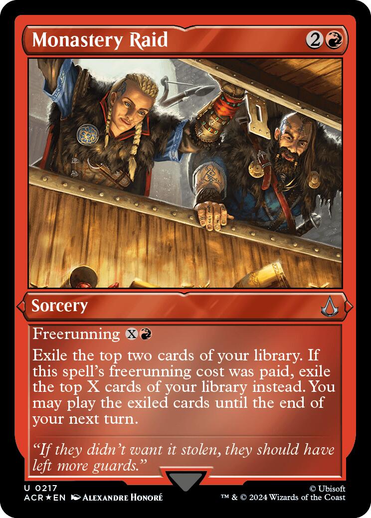 Monastery Raid (Foil Etched) [Assassin's Creed] | Local Legends