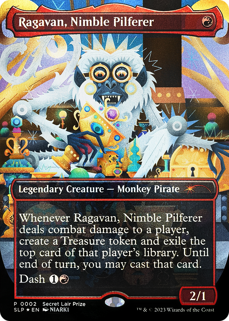 Ragavan, Nimble Pilferer (Borderless) [Secret Lair Showdown] | Golgari Games