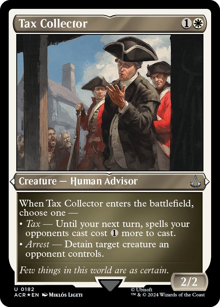 Tax Collector (Foil Etched) [Assassin's Creed] | Golgari Games