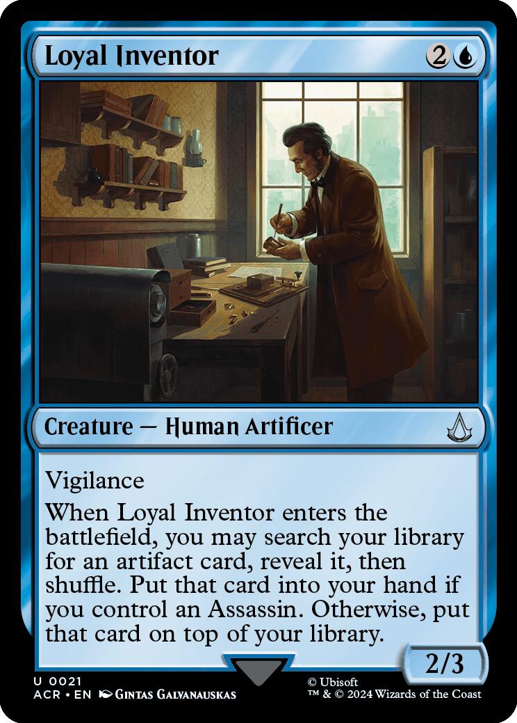 Loyal Inventor [Assassin's Creed] | Golgari Games