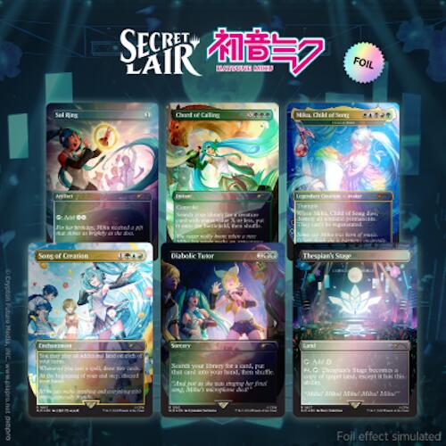 Secret Lair: Drop Series - Secret Lair x Hatsune Miku (Digital Sensation - Foil Edition) | Local Legends