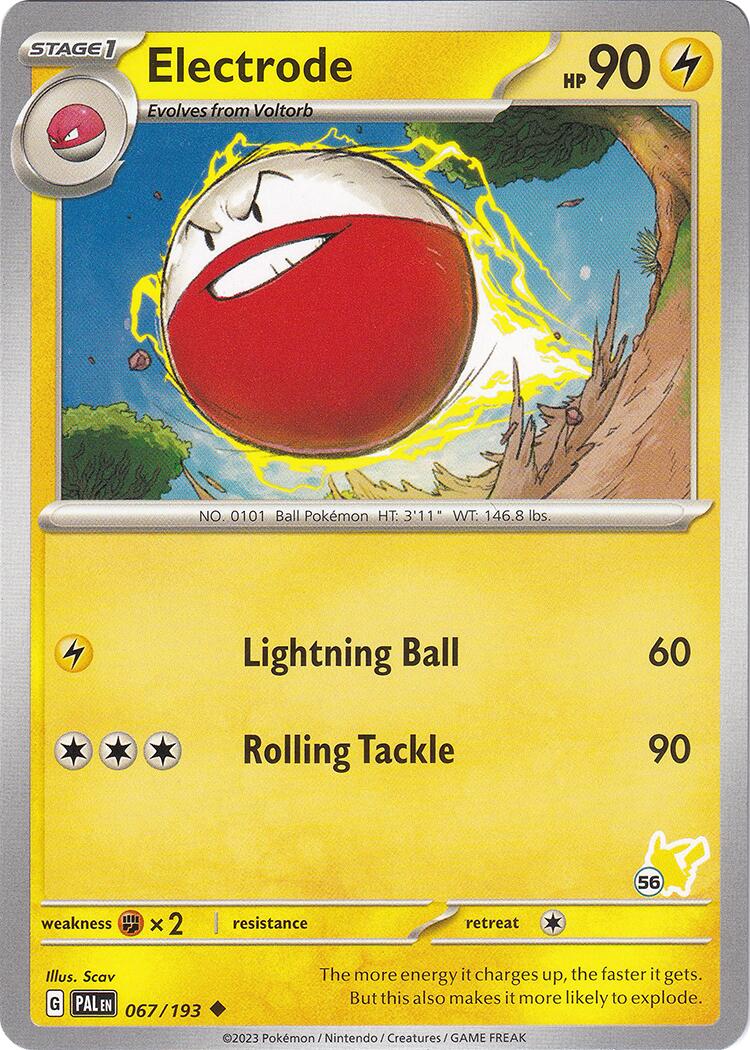 Electrode (067/193) (Pikachu Stamp #56) [Battle Academy 2024] | Golgari Games