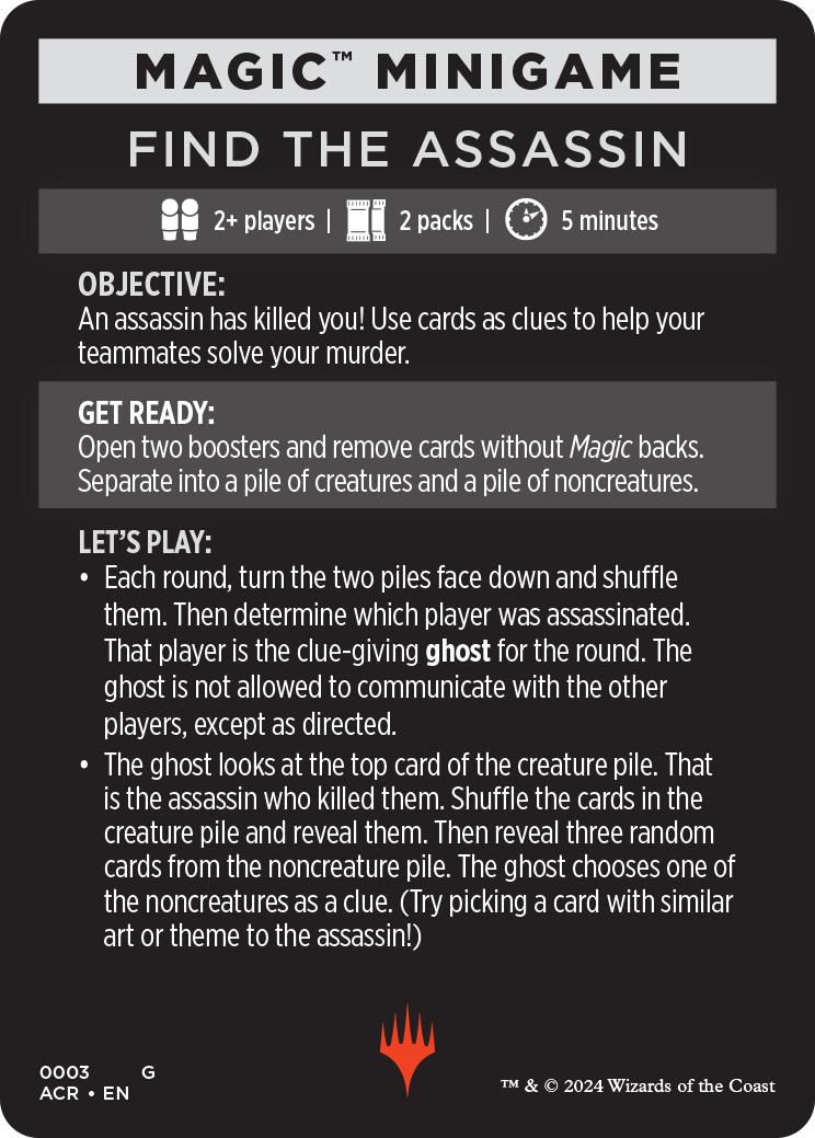 Find The Assassin (Magic Minigame) [Assassin's Creed Minigame] | Local Legends