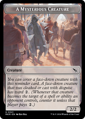 Ooze // A Mysterious Creature Double-Sided Token [Murders at Karlov Manor Tokens] | Local Legends