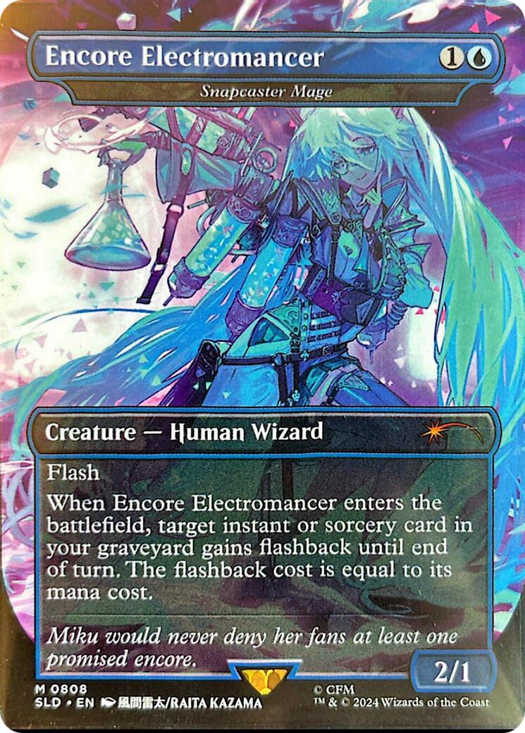 Encore Electromancer - Snapcaster Mage (Rainbow Foil) [Secret Lair Drop Series] | Local Legends
